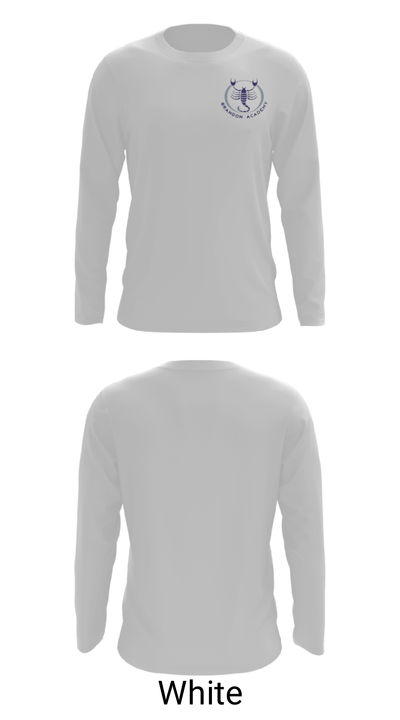 Brandon Academy Basketball 26577784 Long Sleeve Performance Shirt - 4