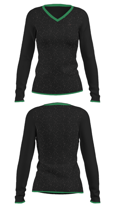 Dualstagesrs 49027390 Women's Long Sleeve V-neck Shirt - 31
