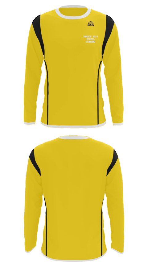 Long Sleeve Performance Shirt, Windsor High School Swimming, Swimming, Teamtime, Team time, sublimation, custom sports apparel, team uniforms, spirit wear, spiritwear, sports uniforms, custom shirts, team store, custom team store, fundraiser sports, apparel fundraiser