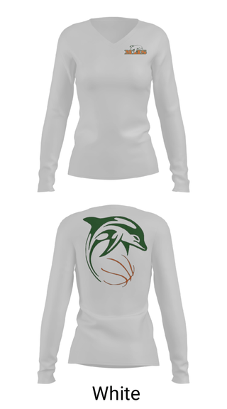 Women's Long Sleeve Vneck Shirt, Crawford Mosley High School Basketball, Men's Basketball, Teamtime, Team time, sublimation, custom sports apparel, team uniforms, spirit wear, spiritwear, sports uniforms, custom shirts, team store, custom team store, fundraiser sports, apparel fundraiser