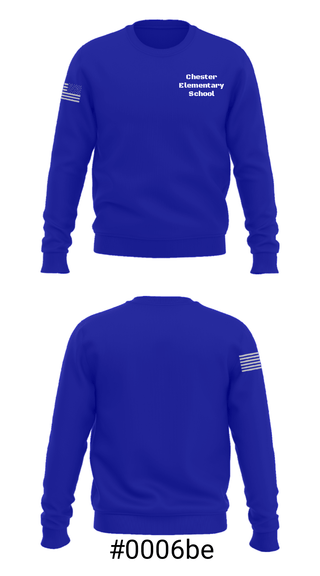 Crew Neck Sweatshirt, Chester Elementary School, Spirit Store, Teamtime, Team time, sublimation, custom sports apparel, team uniforms, spirit wear, spiritwear, sports uniforms, custom shirts, team store, custom team store, fundraiser sports, apparel fundraiser