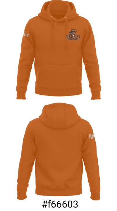 Heritage High School Basketball 84261493 Hoodie - 17