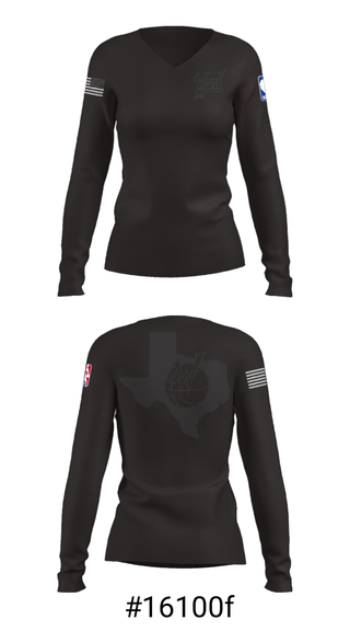Women's Long Sleeve Vneck Shirt, WARD Inc., Men's Basketball, Teamtime, Team time, sublimation, custom sports apparel, team uniforms, spirit wear, spiritwear, sports uniforms, custom shirts, team store, custom team store, fundraiser sports, apparel fundraiser