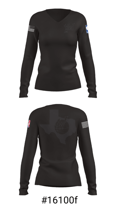 WARD Inc. 33518841 Women's Long Sleeve V-neck Shirt - 20