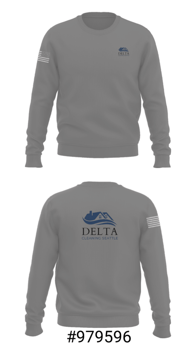 Delta cleaning LLC 32012075 Crew Neck Sweatshirt - 16