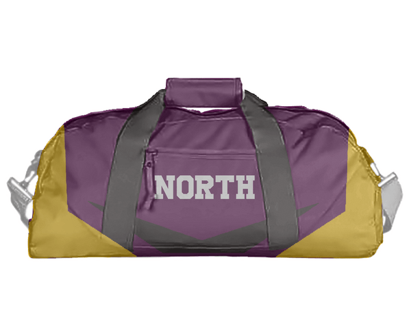 Duffle Bag, North, Women's Volleyball, Teamtime, Team time, sublimation, custom sports apparel, team uniforms, spirit wear, spiritwear, sports uniforms, custom shirts, team store, custom team store, fundraiser sports, apparel fundraiser