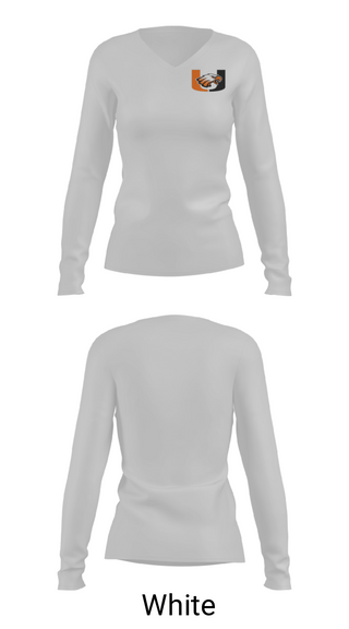 Women's Long Sleeve Vneck Shirt, Uniontown High School Softball, Softball, Teamtime, Team time, sublimation, custom sports apparel, team uniforms, spirit wear, spiritwear, sports uniforms, custom shirts, team store, custom team store, fundraiser sports, apparel fundraiser