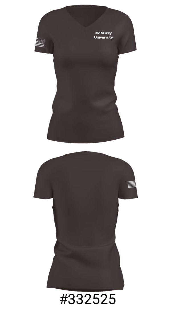 Women's Short Sleeve Vneck Shirt, McMurry University, E-Sports, Teamtime, Team time, sublimation, custom sports apparel, team uniforms, spirit wear, spiritwear, sports uniforms, custom shirts, team store, custom team store, fundraiser sports, apparel fundraiser