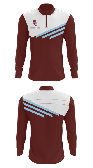 Quarter Zip Jacket, Saint Joseph-Ogden High School Wrestling, Wrestling, Teamtime, Team time, sublimation, custom sports apparel, team uniforms, spirit wear, spiritwear, sports uniforms, custom shirts, team store, custom team store, fundraiser sports, apparel fundraiser