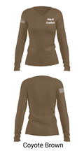 Mpd Cadet 21209934 Women's Long Sleeve V-neck Shirt - 15