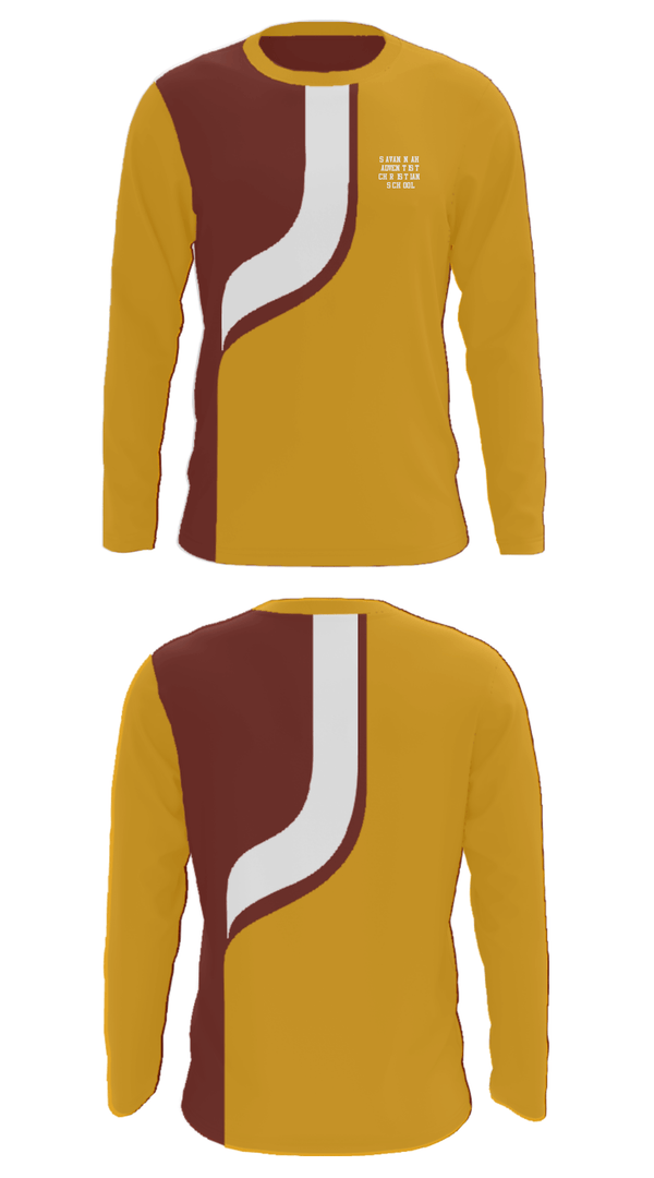 Long Sleeve Performance Shirt, Savannah Adventist Christian School, Spirit Store, Teamtime, Team time, sublimation, custom sports apparel, team uniforms, spirit wear, spiritwear, sports uniforms, custom shirts, team store, custom team store, fundraiser sports, apparel fundraiser