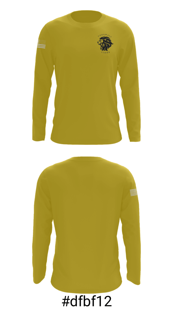 Long Sleeve Performance Shirt, Cornwall And United Counties Basketball Association, Men's Basketball, Teamtime, Team time, sublimation, custom sports apparel, team uniforms, spirit wear, spiritwear, sports uniforms, custom shirts, team store, custom team store, fundraiser sports, apparel fundraiser