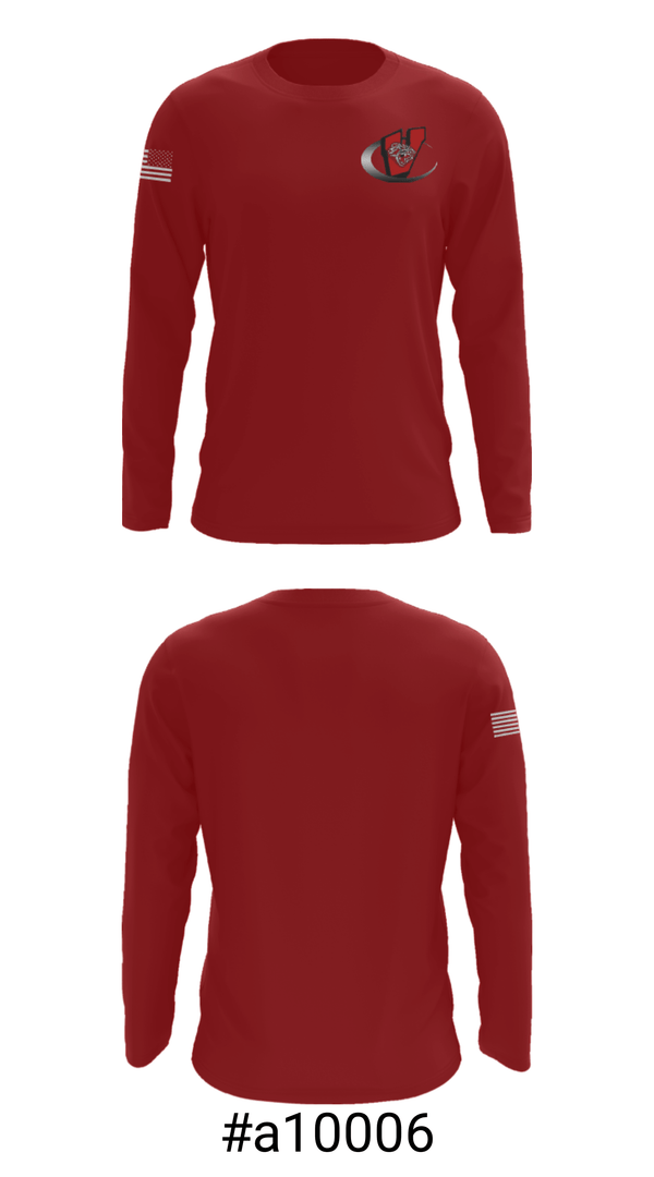 Long Sleeve Performance Shirt, Vestaburg Community Elementary School, Spirit Store, Teamtime, Team time, sublimation, custom sports apparel, team uniforms, spirit wear, spiritwear, sports uniforms, custom shirts, team store, custom team store, fundraiser sports, apparel fundraiser