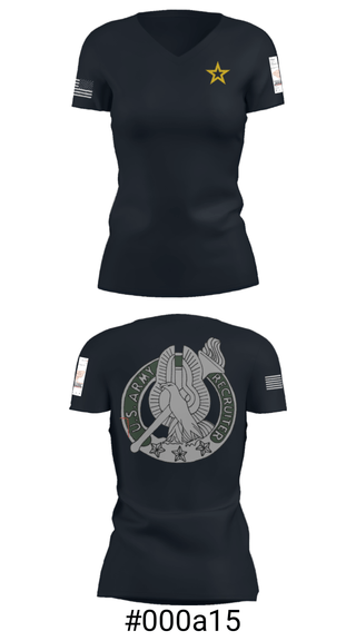 Women's Short Sleeve Vneck Shirt, Us Army, , Teamtime, Team time, sublimation, custom sports apparel, team uniforms, spirit wear, spiritwear, sports uniforms, custom shirts, team store, custom team store, fundraiser sports, apparel fundraiser