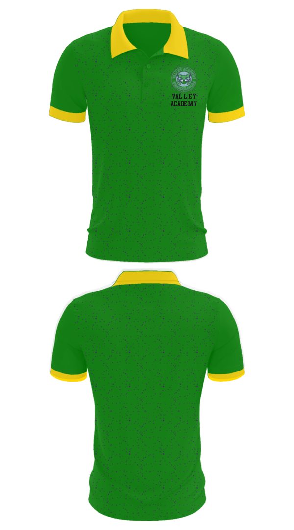 Short Sleeve Performance Polo, Valley Academy, Spirit Store, Teamtime, Team time, sublimation, custom sports apparel, team uniforms, spirit wear, spiritwear, sports uniforms, custom shirts, team store, custom team store, fundraiser sports, apparel fundraiser
