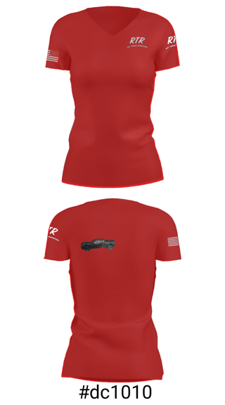 Women's Short Sleeve Vneck Shirt, Red Thread Renovations, , Teamtime, Team time, sublimation, custom sports apparel, team uniforms, spirit wear, spiritwear, sports uniforms, custom shirts, team store, custom team store, fundraiser sports, apparel fundraiser