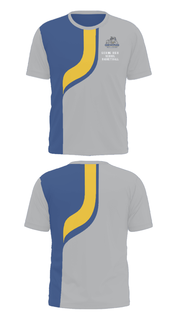 Short Sleeve Performance Shirt, Gering High School Basketball, Women's Basketball, Teamtime, Team time, sublimation, custom sports apparel, team uniforms, spirit wear, spiritwear, sports uniforms, custom shirts, team store, custom team store, fundraiser sports, apparel fundraiser