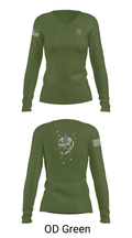 MSPD SRT 63007805 Women's Long Sleeve V-neck Shirt - 31