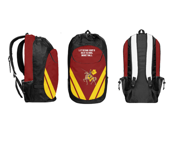 Gear Bag, Lutheran North High School Basketball, Women's Basketball, Teamtime, Team time, sublimation, custom sports apparel, team uniforms, spirit wear, spiritwear, sports uniforms, custom shirts, team store, custom team store, fundraiser sports, apparel fundraiser