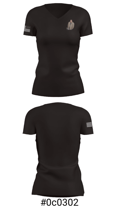 54th  SSB 85880497 Women's Short Sleeve V-neck Shirt - 4