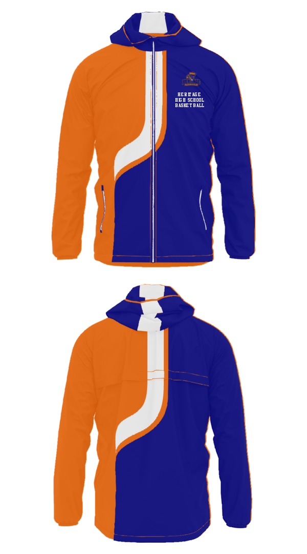 Windbreaker, Heritage High School Basketball, Women's Basketball, Teamtime, Team time, sublimation, custom sports apparel, team uniforms, spirit wear, spiritwear, sports uniforms, custom shirts, team store, custom team store, fundraiser sports, apparel fundraiser