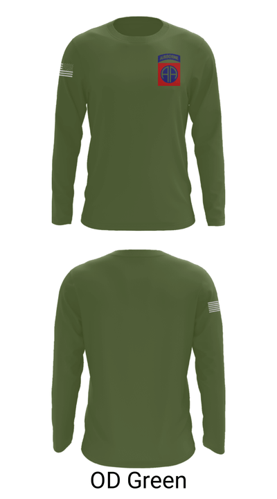 1-319th AFAR 20885310 Long Sleeve Performance Shirt - 27