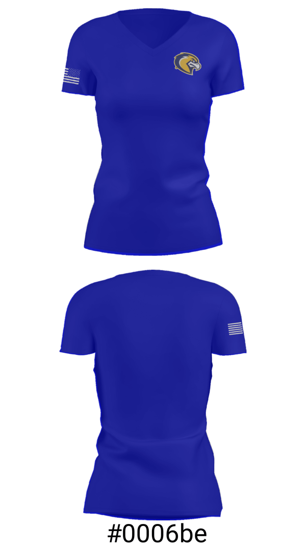 Women's Short Sleeve Vneck Shirt, University Middle School Eagles, Spirit Store, Teamtime, Team time, sublimation, custom sports apparel, team uniforms, spirit wear, spiritwear, sports uniforms, custom shirts, team store, custom team store, fundraiser sports, apparel fundraiser