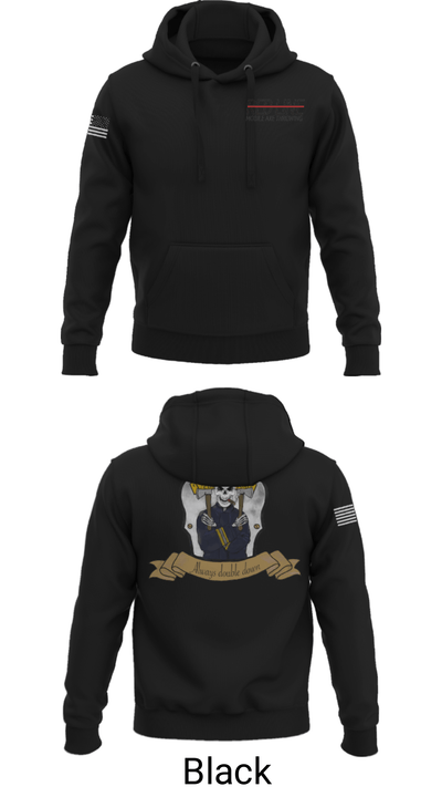 Red Line Mobile Axe Throwing 75513629 Hoodie - 10