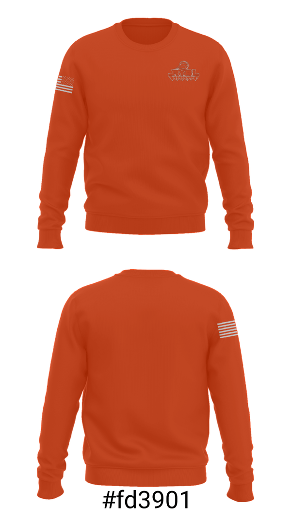 Crew Neck Sweatshirt, Radcliff Youth Basketball League, Men's Basketball, Teamtime, Team time, sublimation, custom sports apparel, team uniforms, spirit wear, spiritwear, sports uniforms, custom shirts, team store, custom team store, fundraiser sports, apparel fundraiser