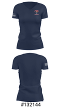 Warrington Warwick Boys Basketball Association 37732888 Women's Short Sleeve V-neck Shirt - 21