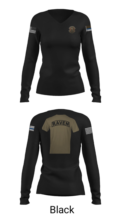 436 SFS DOVER AFB 5343249 Women's Long Sleeve V-neck Shirt - 23