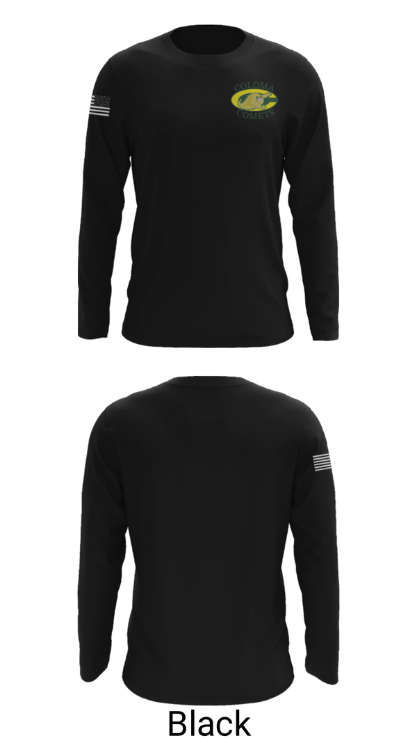 Long Sleeve Performance Shirt, Coloma High School Wrestling, Wrestling, Teamtime, Team time, sublimation, custom sports apparel, team uniforms, spirit wear, spiritwear, sports uniforms, custom shirts, team store, custom team store, fundraiser sports, apparel fundraiser