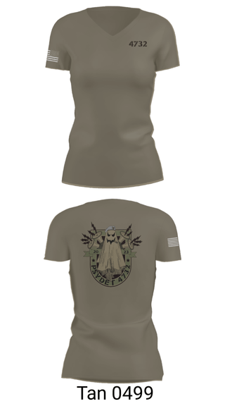 Women's Short Sleeve Vneck Shirt, , Army, Teamtime, Team time, sublimation, custom sports apparel, team uniforms, spirit wear, spiritwear, sports uniforms, custom shirts, team store, custom team store, fundraiser sports, apparel fundraiser