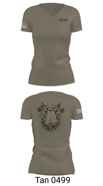 4732 18067014 Women's Short Sleeve V-neck Shirt - 36