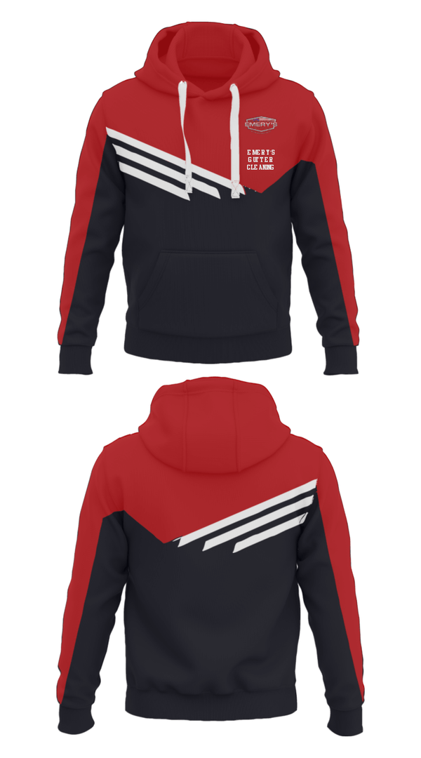 Hoodie, Emery’s Gutter Cleaning, , Teamtime, Team time, sublimation, custom sports apparel, team uniforms, spirit wear, spiritwear, sports uniforms, custom shirts, team store, custom team store, fundraiser sports, apparel fundraiser