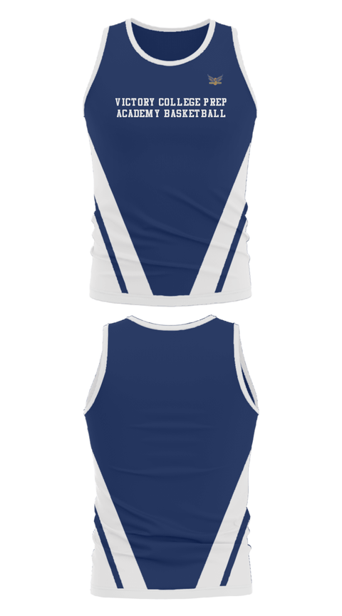 Tank Top, Victory College Prep Academy Basketball, Men's Basketball, Teamtime, Team time, sublimation, custom sports apparel, team uniforms, spirit wear, spiritwear, sports uniforms, custom shirts, team store, custom team store, fundraiser sports, apparel fundraiser