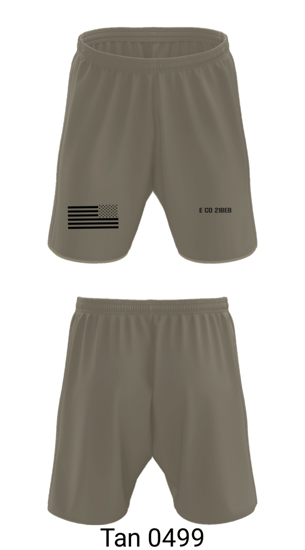 Athletic Shorts With Pockets, E CO 21BEB, Army, Teamtime, Team time, sublimation, custom sports apparel, team uniforms, spirit wear, spiritwear, sports uniforms, custom shirts, team store, custom team store, fundraiser sports, apparel fundraiser