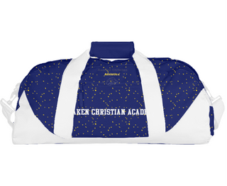 Duffle Bag, Awaken Christian Academy, Women's Basketball, Teamtime, Team time, sublimation, custom sports apparel, team uniforms, spirit wear, spiritwear, sports uniforms, custom shirts, team store, custom team store, fundraiser sports, apparel fundraiser