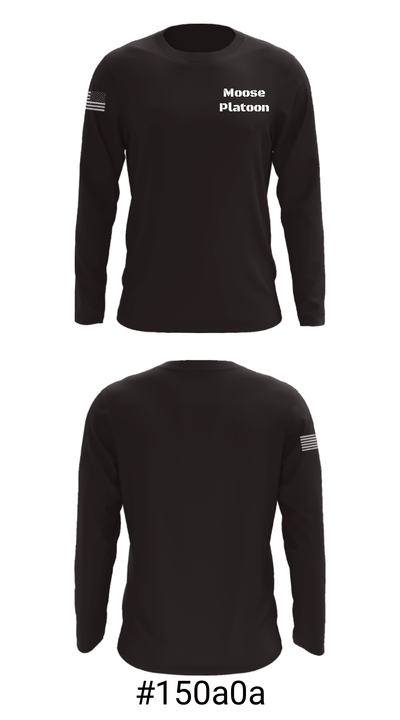 Moose Platoon 95714358 Long Sleeve Performance Shirt - 3