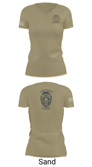 Women's Short Sleeve Vneck Shirt, 2023-B BRC, Police, Teamtime, Team time, sublimation, custom sports apparel, team uniforms, spirit wear, spiritwear, sports uniforms, custom shirts, team store, custom team store, fundraiser sports, apparel fundraiser
