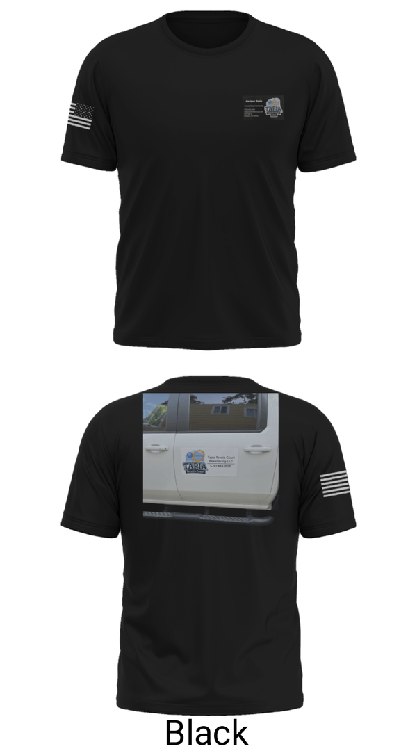Short Sleeve Performance Shirt, Tapia Tennis courts Resulfacing LLC, , Teamtime, Team time, sublimation, custom sports apparel, team uniforms, spirit wear, spiritwear, sports uniforms, custom shirts, team store, custom team store, fundraiser sports, apparel fundraiser