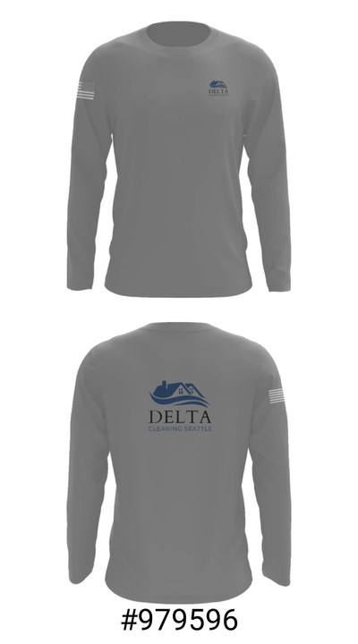 Delta cleaning LLC 32012075 Long Sleeve Performance Shirt - 18