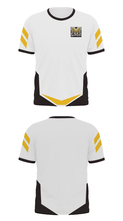 Manning Junior High School Basketball 88885356 Short Sleeve Performance Polo - 36