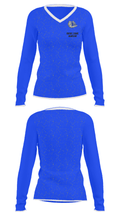 Notre Dame Academy 575136 Women's Long Sleeve V-neck Shirt - 31