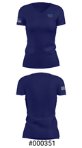 Top Tier Iowa 21344895 Women's Short Sleeve V-neck Shirt - 21