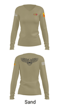 USASA BELVOIR 16372072 Women's Long Sleeve V-neck Shirt - 97