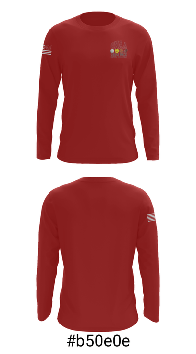 Great Neck Athletic Association Basketball 38979185 Long Sleeve Performance Shirt - 18