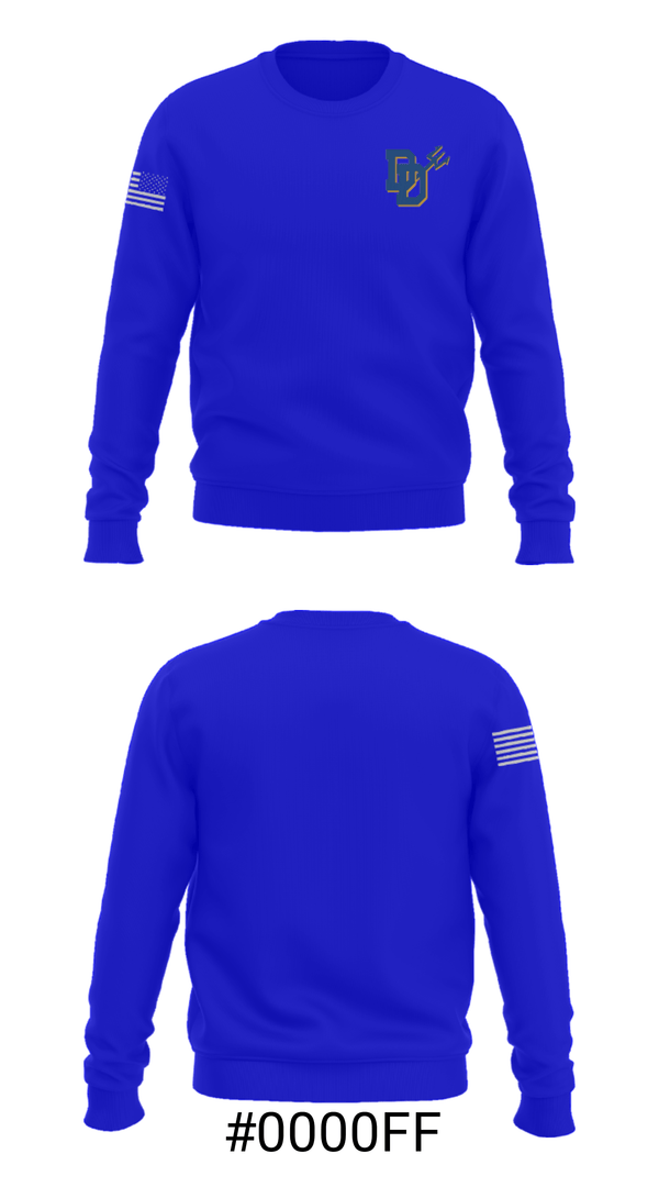 Crew Neck Sweatshirt, Dibble Middle School, Spirit Store, Teamtime, Team time, sublimation, custom sports apparel, team uniforms, spirit wear, spiritwear, sports uniforms, custom shirts, team store, custom team store, fundraiser sports, apparel fundraiser