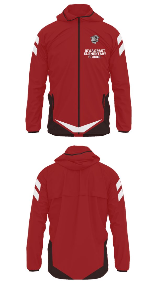 Windbreaker, Iowa-Grant Elementary School, Spirit Store, Teamtime, Team time, sublimation, custom sports apparel, team uniforms, spirit wear, spiritwear, sports uniforms, custom shirts, team store, custom team store, fundraiser sports, apparel fundraiser