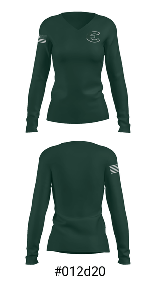 Women's Long Sleeve Vneck Shirt, Evergreen High School Wrestling, Wrestling, Teamtime, Team time, sublimation, custom sports apparel, team uniforms, spirit wear, spiritwear, sports uniforms, custom shirts, team store, custom team store, fundraiser sports, apparel fundraiser